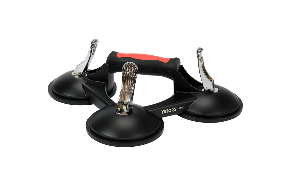 Portabicchiere YATO YT-37237 con tre ventose, diametro 125 mm, portata 190 kg.