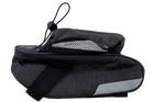 PROFEX 82318 Borsa sottosella lunga nera Lux con tasca portaborraccia