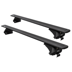 Portapacchi da tetto Inter Pack Virgo IR 135 (G2) con barre integrate (nero)