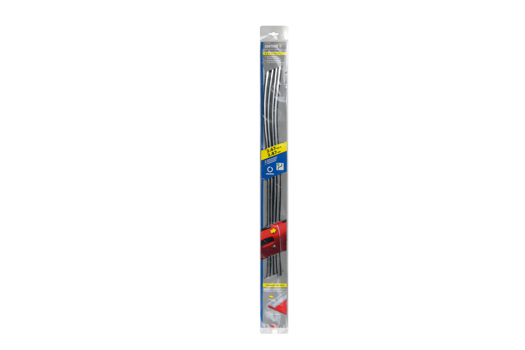 Strisce protettive per bordi porta LAMP Contour-4, 4 pezzi in alluminio