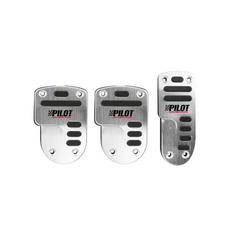 Copripedali in alluminio LAMPA RACE 1 PILOT con gomma antiscivolo