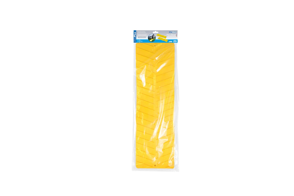 Set di due tappetini antiscivolo per ruote ProPlus Grip System, 740x225 mm