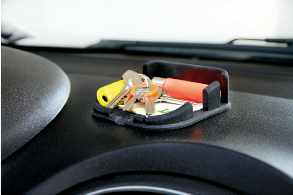 Tappetino per telefono LAMP, organizer/supporto per auto in silicone Phone-Mat 110x110mm