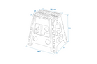 Sgabello pieghevole con piattaforma ProPlus 770826 per rimorchio, portata 120 kg.