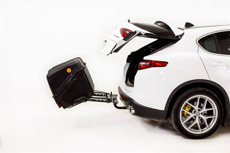 Towbox V1 Black Edition - box portabagagli da gancio di traino