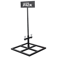Portabici da gancio traino INTER PACK per 2 portabici 1368mm 800mm
