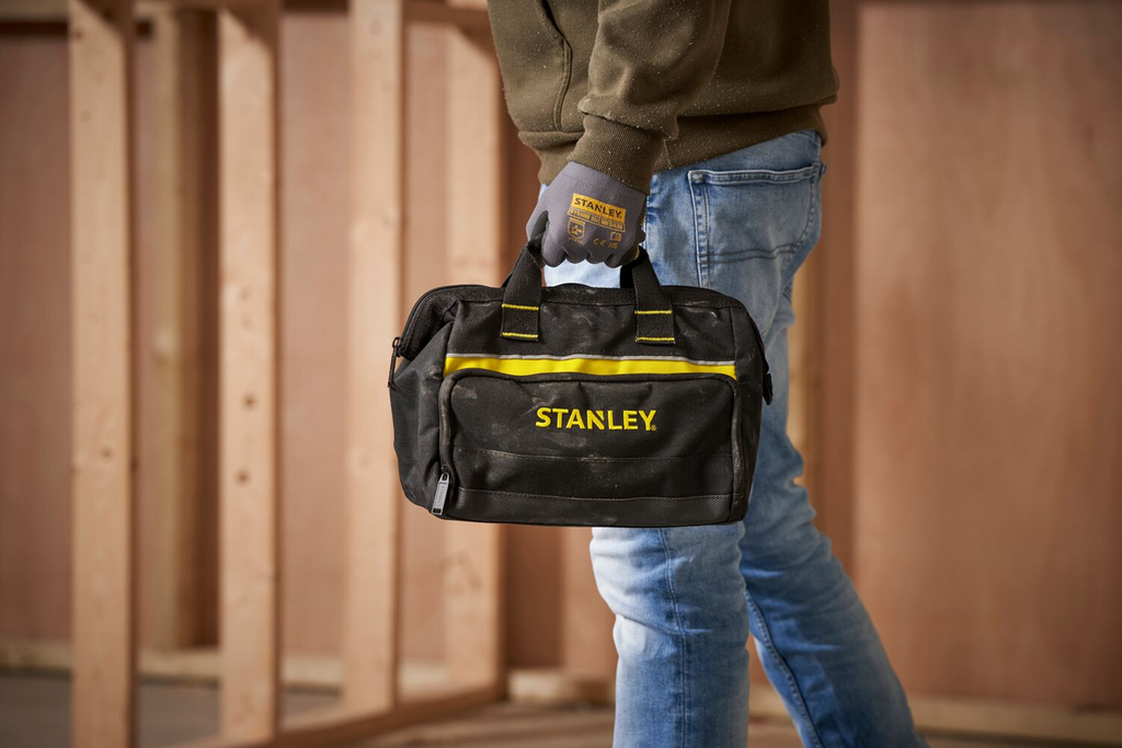 Borsa portautensili STANLEY 1-93-330, 300x250x130 mm, 8 litri, multifunzionale.