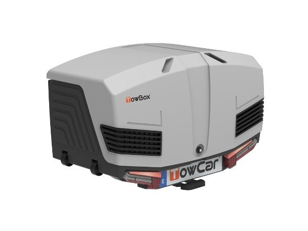 Towbox V3 Grey LED Edition - box portabagagli da gancio di traino