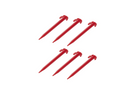 Set di sei picchetti per tenda ProPlus 364824, picchetti in plastica per fissare i tiranti, 19 cm