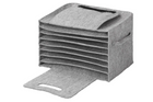 ProPlus 761475V01 organizer per piatti da campeggio, in feltro, per 10 piatti