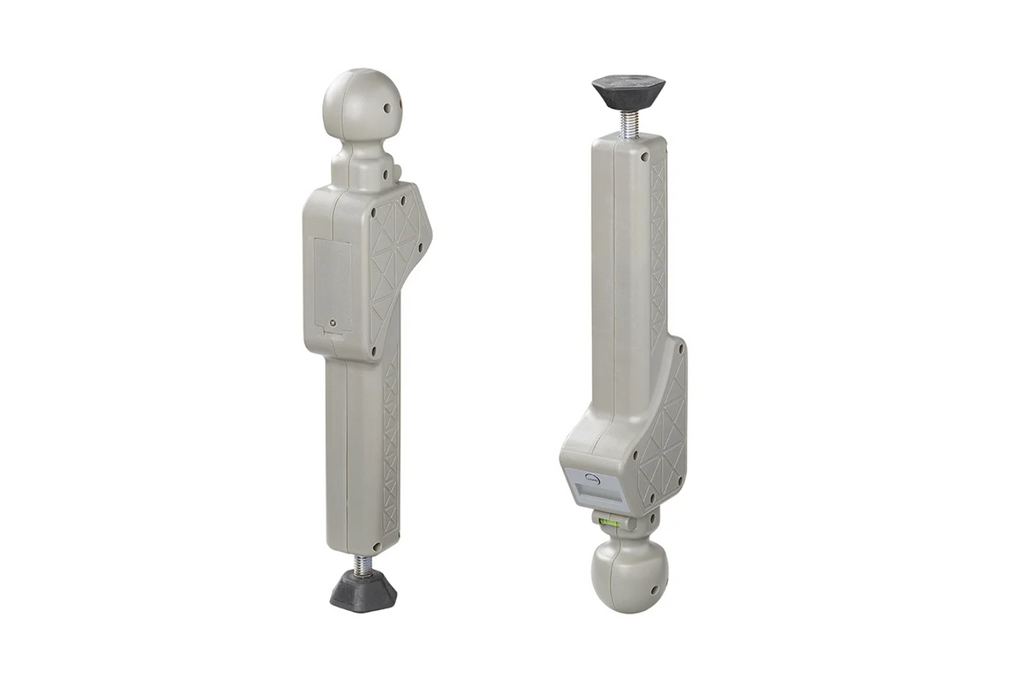 Bilancia digitale per la misurazione del carico sul timone di una roulotte ProPlus 360848V01, misuratore di forza di pressione, portata 150 kg.