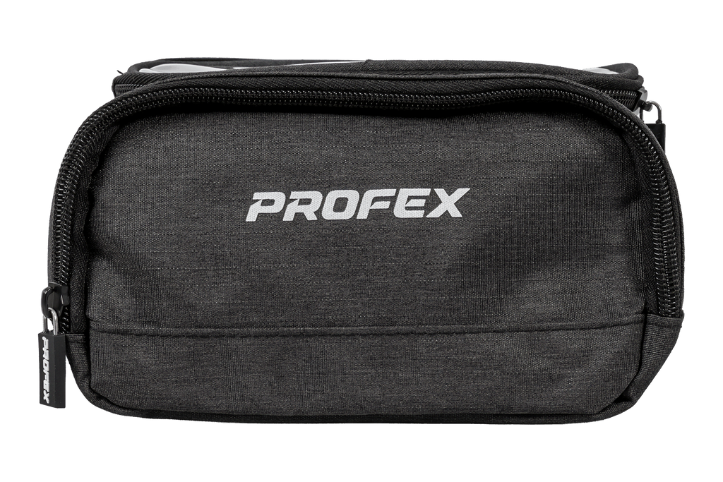 Borsa da telaio per bicicletta PROFEX 93015 con 2 tasche e custodia per cellulare