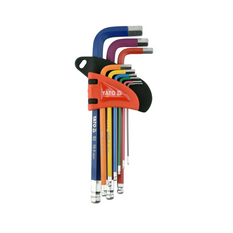 Chiavi a brugola YATO YT-05632 da 1,5-10 mm, 9 pezzi.