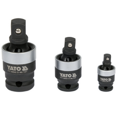 Set di snodi a impatto YATO YT-10642 da 1/4", 3/8", 1/2" (3 pezzi).