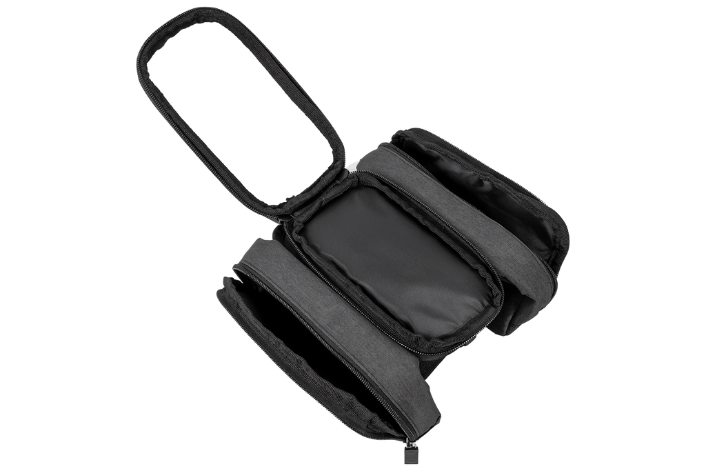 Borsa da telaio per bicicletta PROFEX 93015 con 2 tasche e custodia per cellulare