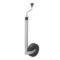 Ruota di supporto ProPlus 341510, portata 150 kg, larghezza 48 mm, escursione 800-1040 mm con scala graduata.