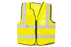 Gilet riflettente giallo HERMON XXL con tasche