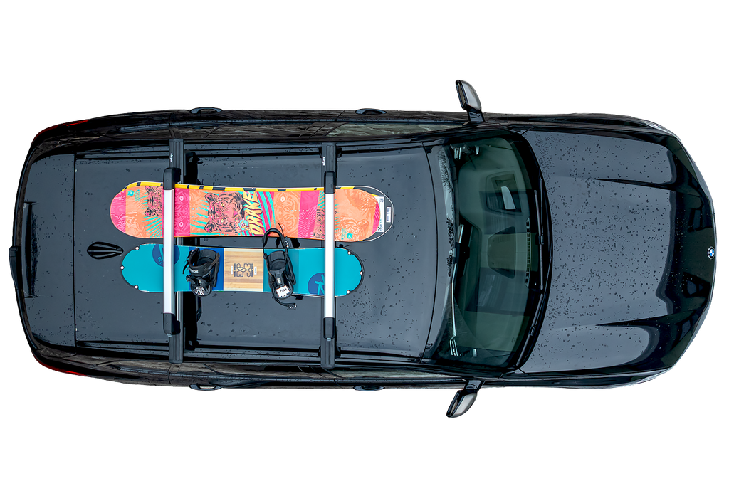 Inter Pack Frostline 6 - porta sci estensibile in alluminio per 6 paia di sci o 4 snowboard