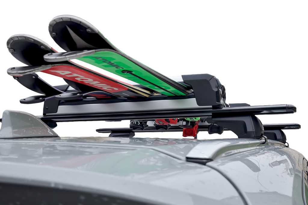 Inter Pack Frostline 4 - porta sci in alluminio per 4 paia di sci o 2 snowboard