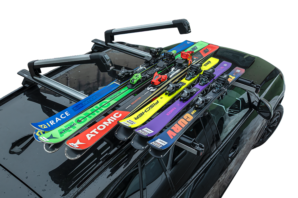 Inter Pack Frostline 6 - porta sci estensibile in alluminio per 6 paia di sci o 4 snowboard