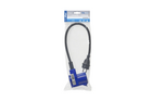 Adattatore con spina Schuko per connettore angolato CEE + presa Schuko, cavo Proplus 373528 da 40 cm