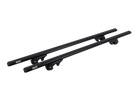 Portapacchi da tetto Eco Alubase 135 - portapacchi universale in alluminio per barre longitudinali (nero)
