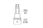 Set di dodici chiavi TORX su binario YATO YT-04331
