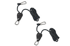 Set di due verricelli a fune metallica ProPlus 320054V01, paranco a fune con cricchetto, 2,5 m, 136 kg
