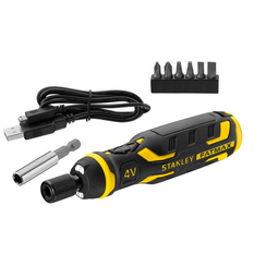 Avvitatore a batteria STANLEY 4V con caricabatterie e punte