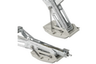 Set di quattro cuscinetti di supporto stabilizzatori per rimorchio ProPlus 361519 con molla, 20,5x27,5 cm.