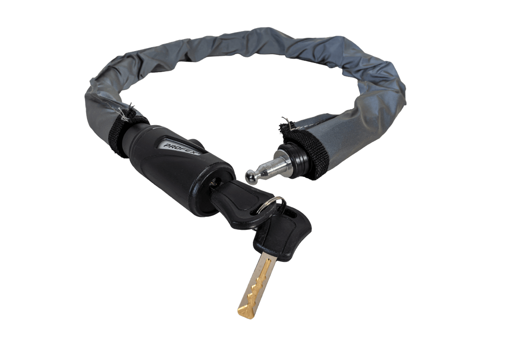 Lucchetto per bicicletta PROFEX Reflex con corazza in acciaio, lungo 70 cm. 