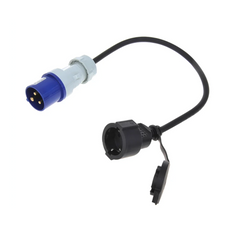 Adattatore con spina CEE e presa Schuko 16A 230V con contatto di protezione ProPlus 373530, cavo da 40 cm