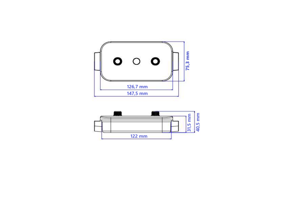 Scatola elettrica a 12 poli KAMAR E4030