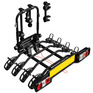 Peruzzo Parma 4 - portabici da gancio traino per 4 biciclette (nero)