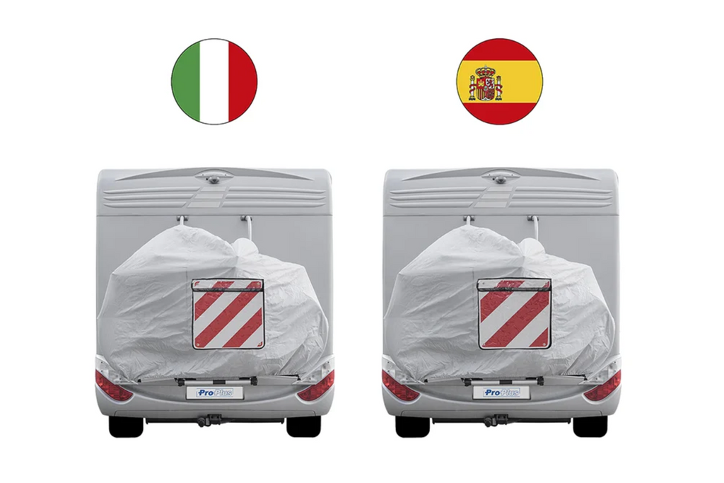 Cartello di segnalazione posteriore ProPlus 361234V01, bifacciale, 50x50 cm