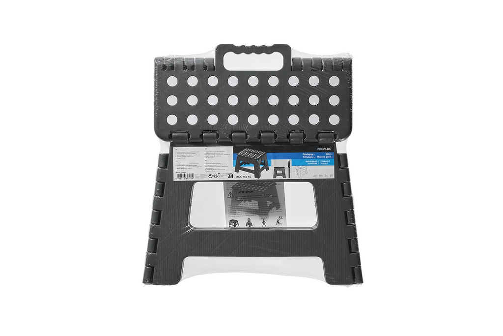 Sgabello pieghevole con piattaforma ProPlus 770822 per rimorchio, portata 150 kg.