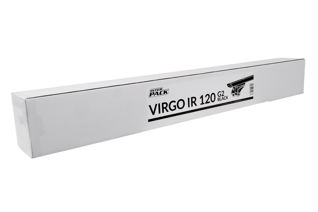 Portapacchi da tetto Inter Pack Virgo IR 120 (G2) con barre integrate (nero)