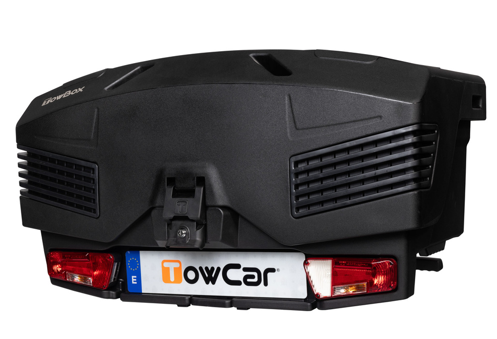 Towbox EVO urban nero - box portabagagli da gancio di traino
