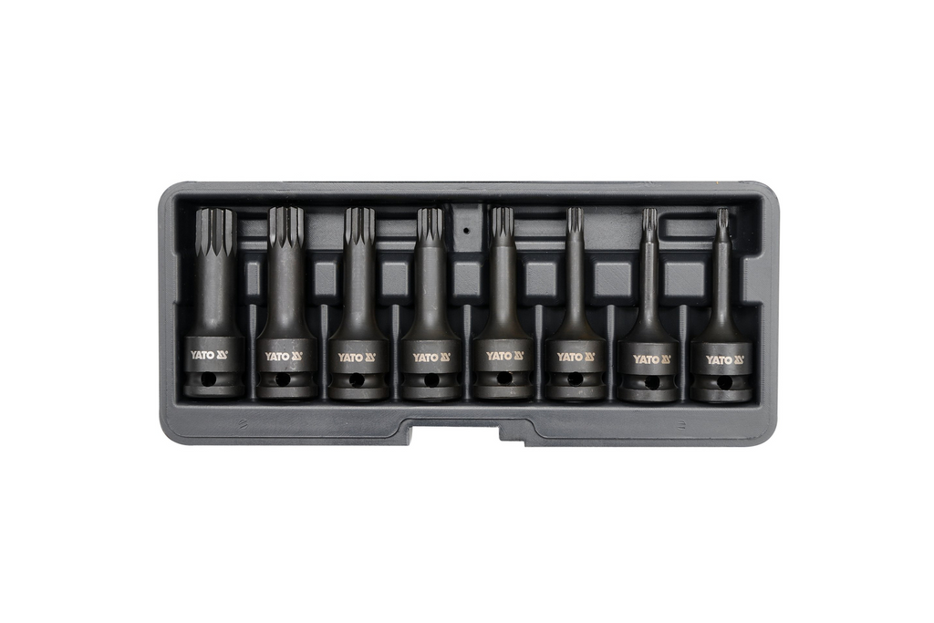Set di 8 chiavi a percussione scanalate YATO YT-1069