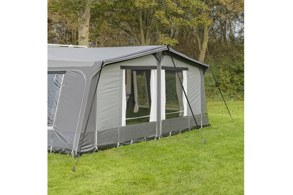 Set di tre cinghie antivento ProPlus 361724 per verande da 3x5 m e verande da campeggio.