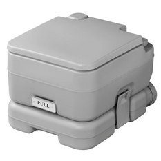 ProPlus 370415CR Toilette portatile da campeggio grigia 10L/10L