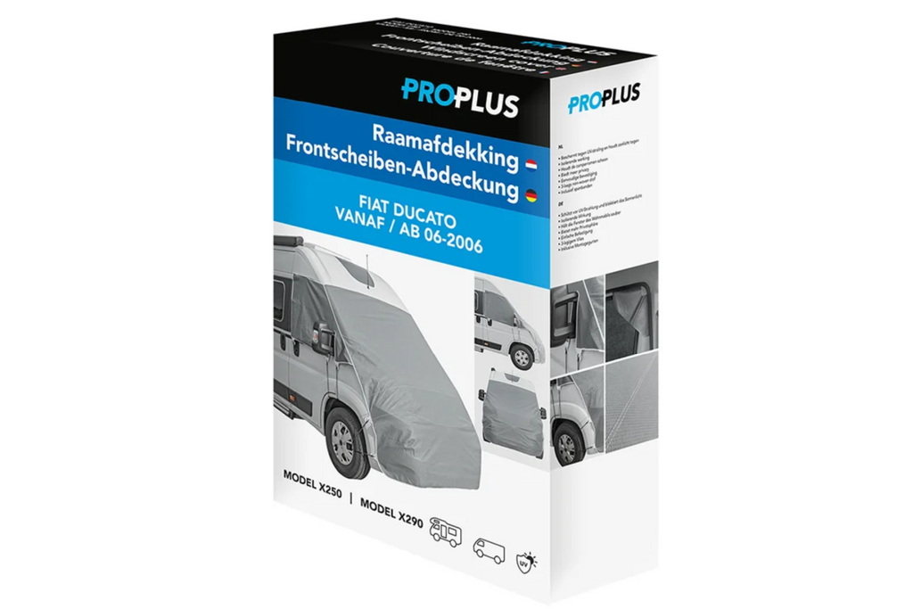 Tappetino termico ProPlus 610682 per finestrini, scudo termico per Fiat Ducato, Peugeot Boxer I, Citroen Jumper I.