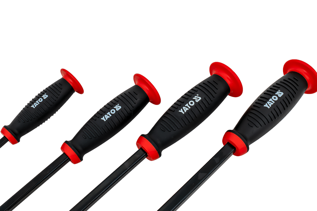 Leve di porco YATO YT-4730 con manico, set da 4 pezzi.