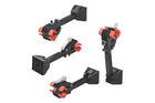 ProPlus 730914, appendiabiti da parete pieghevole per biciclette