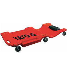 Divano da officina YATO YT-0880 con poggiatesta, 100 cm, portata 200 kg.