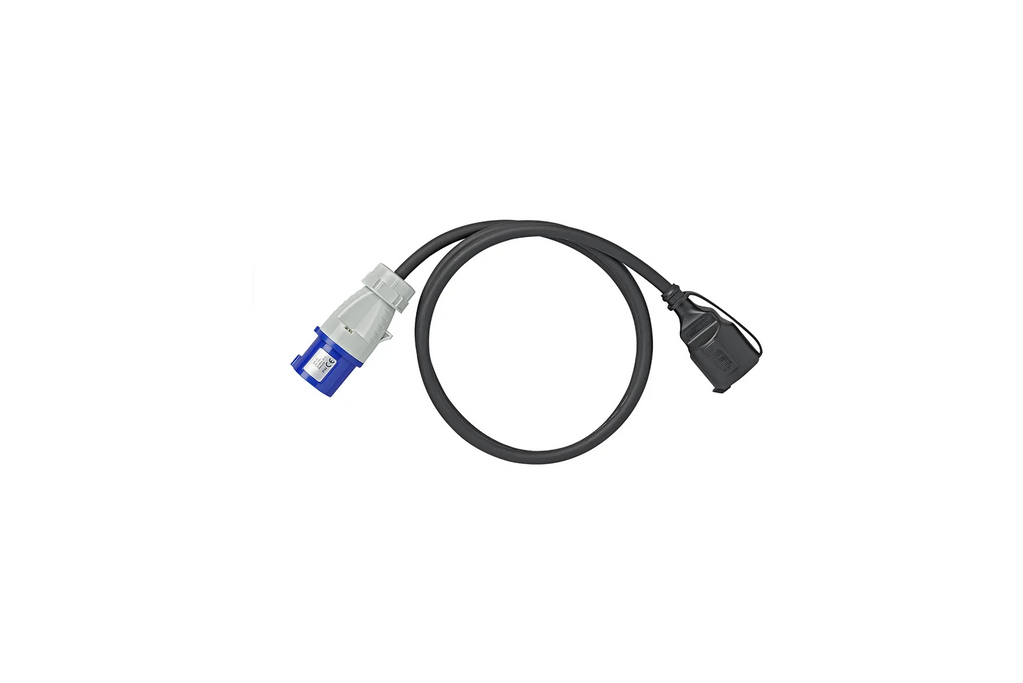 Adattatore con spina e presa CEE con contatto di protezione 16A 230V ProPlus 373530DE, cavo da 150 cm