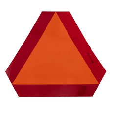 Adesivo riflettente HERMON, triangolo di segnalazione per veicoli a bassa velocità, 300x120 mm