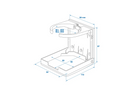 ProPlus 761474V01BK portabevande pieghevole per lattine e bottiglie con diametro da 58 a 98 mm