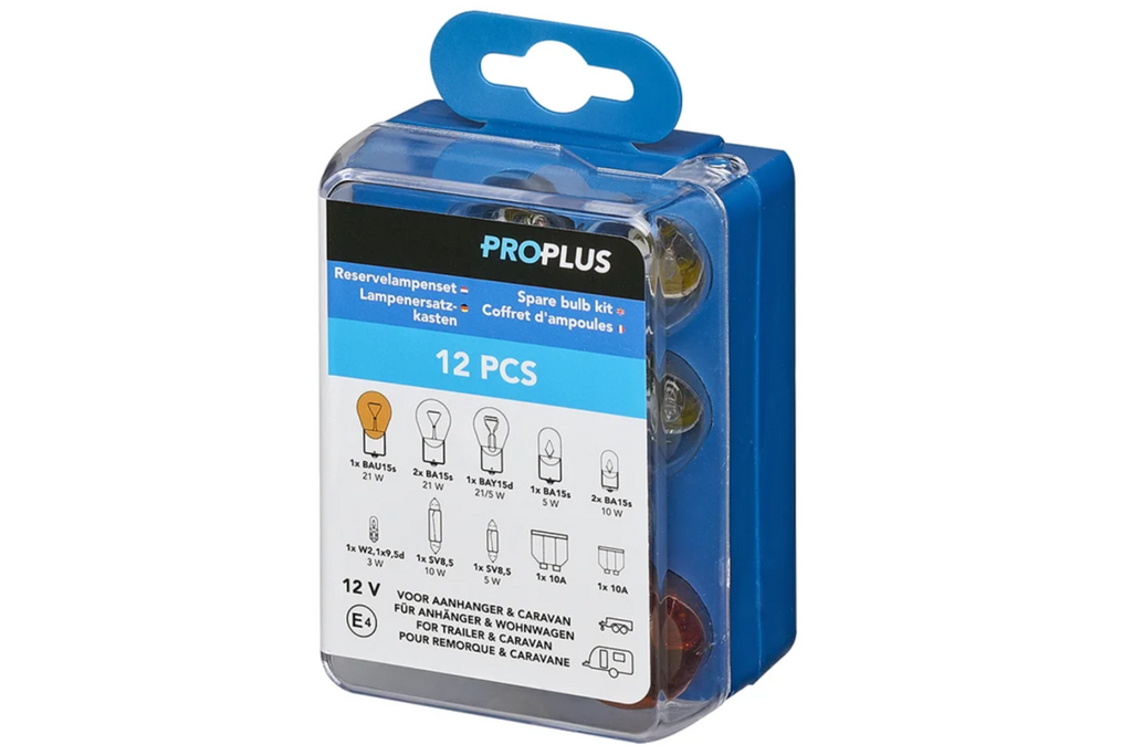 Kit di lampadine di ricambio ProPlus 410065 da 12 pezzi per camper e auto