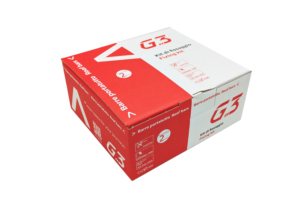Kit di montaggio 68.070 per portapacchi da tetto G3 Pacific